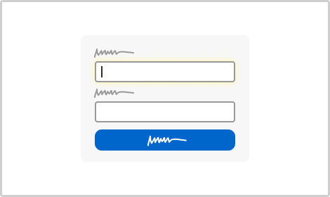 Auto Focused Form Field (Variant B)