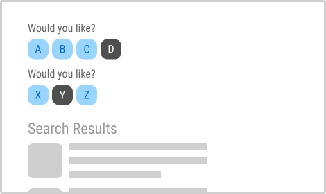 Conversational Filters (Variant B)